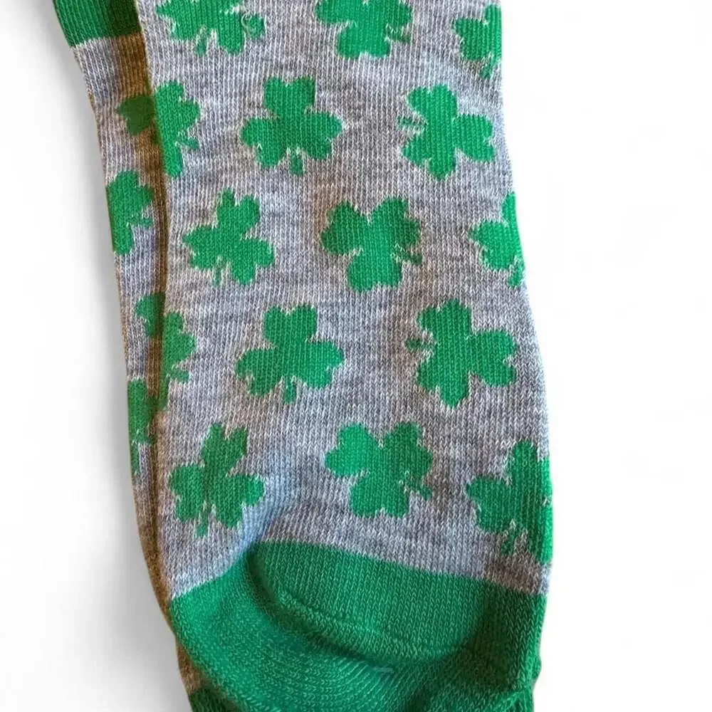 Irish You Luck Cat St. Patrick's Day Crew Socks